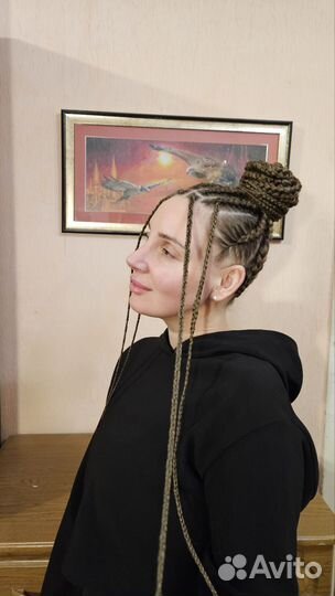 Плетение афрокос