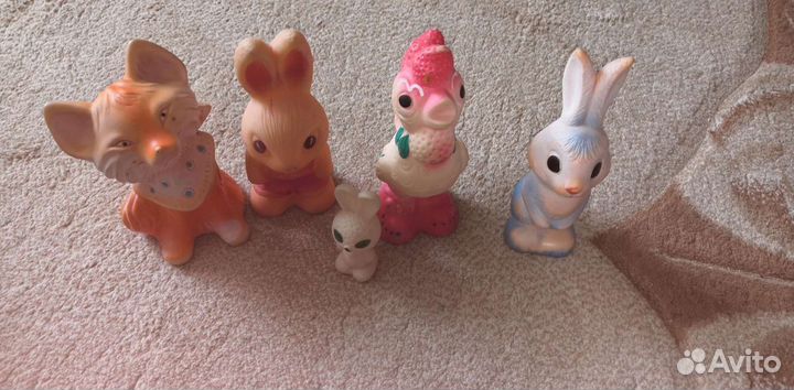 Советские резиновые игрушки