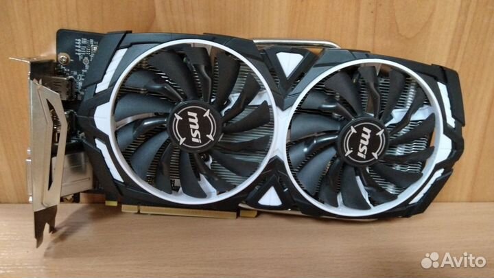 Видеокарта MSI armor GeForce GTX1060 3GB gddr5