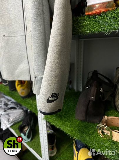 Кофта Nike tech fleece Grey