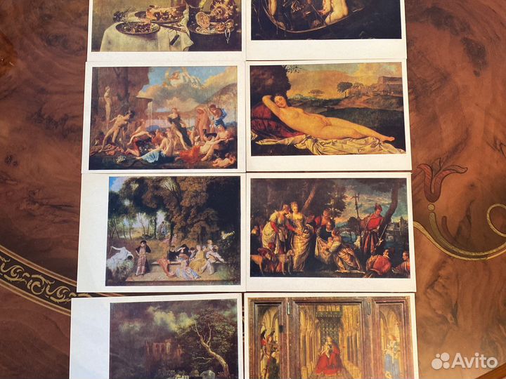 Набор открыток. Винтаж. Дрезденская галерея