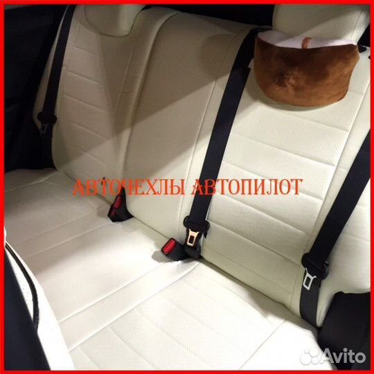 Чехлы Автопилот Hyundai Creta 2 из экокожи бежевые