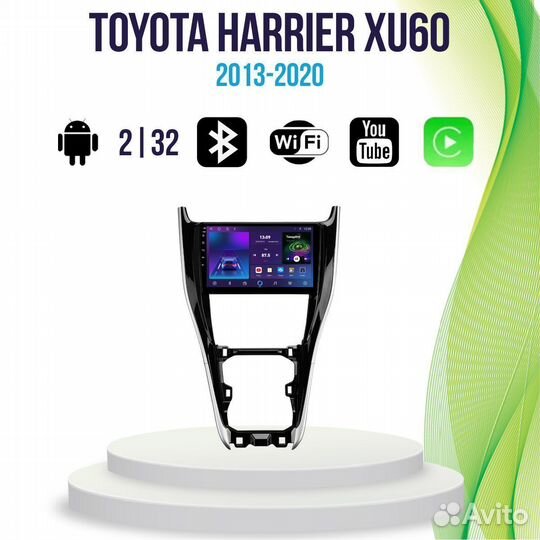 Магнитола Toyota Harrier XU60 M series Android