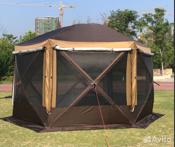 Палатка-шатёр полуавтомат 365х365х225