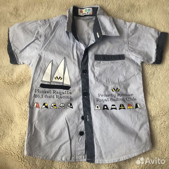 Рубашка детская для мальчиков 104