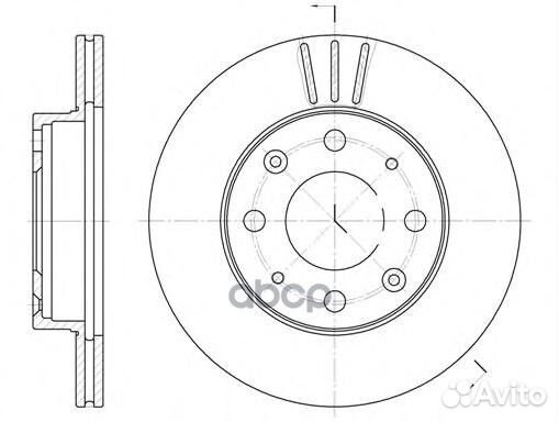 Диск тормозной 636810 Road house