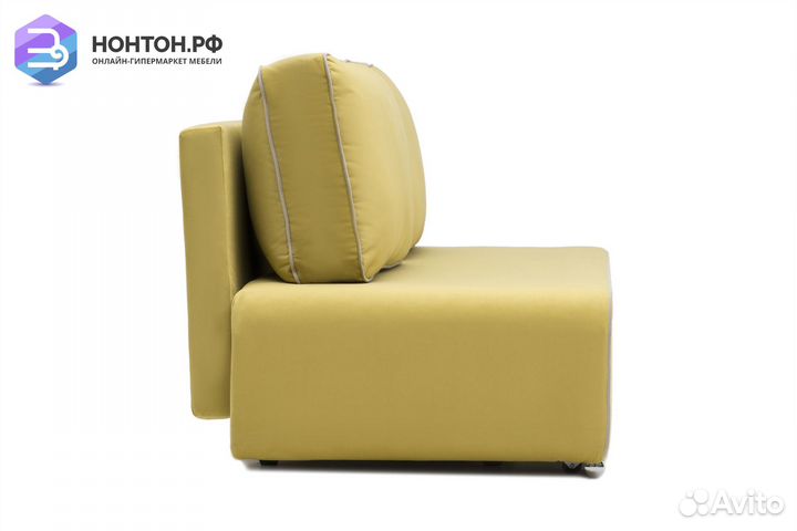Диван еврокнижка Нео горчичный