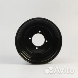 Диск R8 передний 4-отв, черный (с отверстиями для