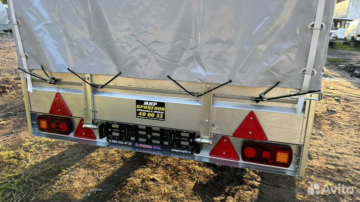 Прицеп двухосный излп 3,5х1,5 полный комплект