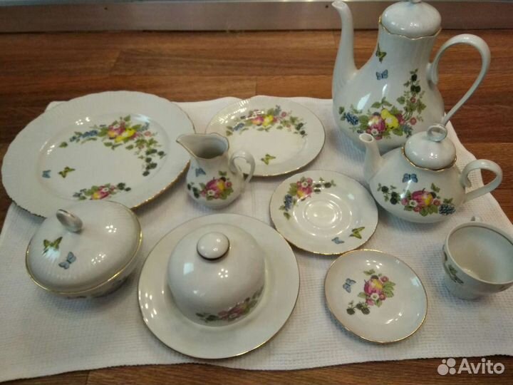 Чайный сервиз jlmenau гдр на 12 персон