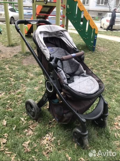 Коляска трансформер 2 в 1 chicco urban plus crosso