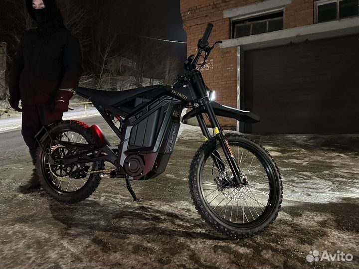 Мощный электропитбайк iKingi S8 Shansu. 72V/40Ah