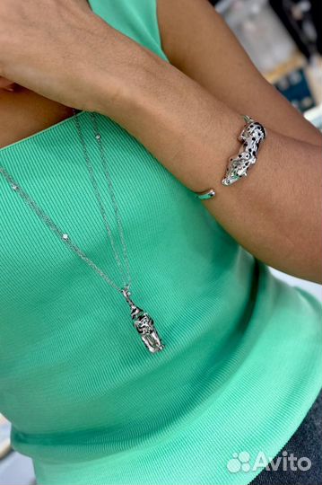 Кулон,браслет,серьги Cartier