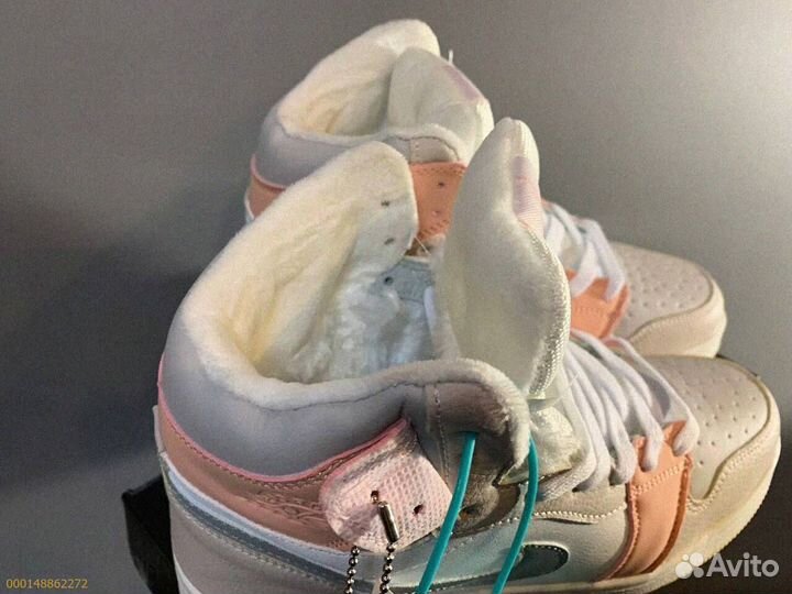 Кроссовки Nike Air Jordan тёплые (Арт.46014)