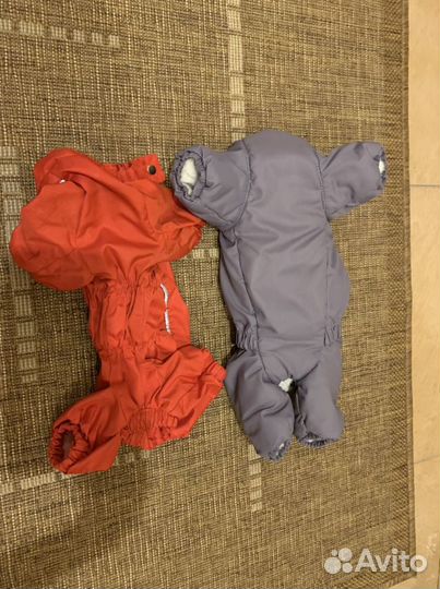 Дождевик для собак, куртка на подкладе для собак