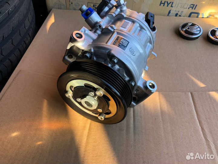 Оригинал компрессор кондиционера Volkswagen Skoda