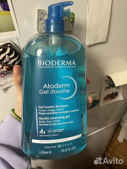 Bioderma Atoderm Гель для душа 1 л