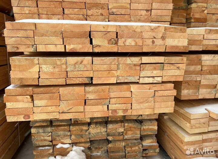 Доска обрезная 25х150х6000мм от производителя