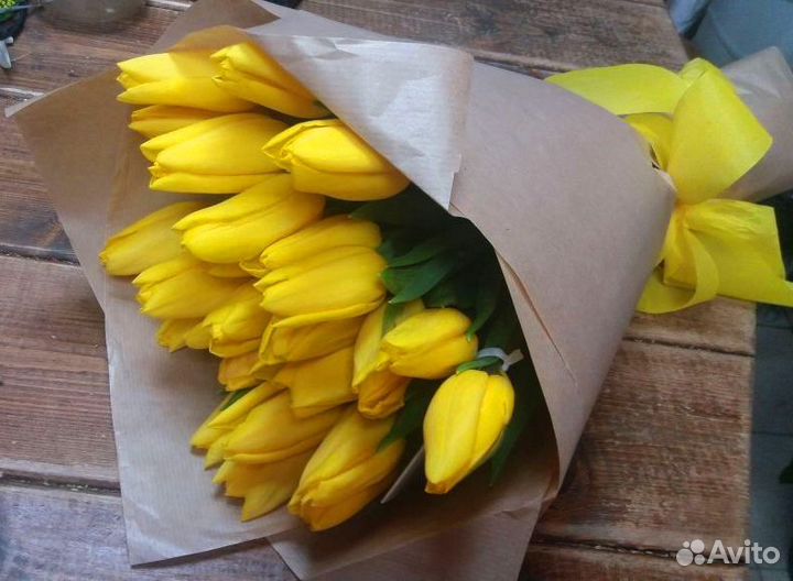 Букет тюльпан 21 шт