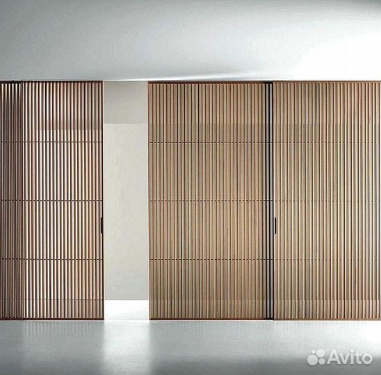 Реечные раздвижные перегородки