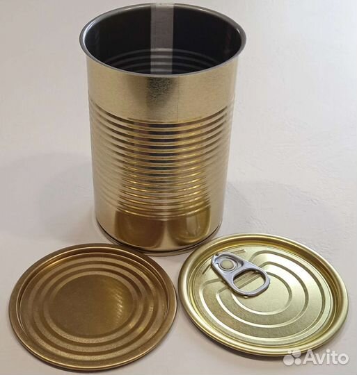 Жестяная банка N46 и N9с крышкой ео