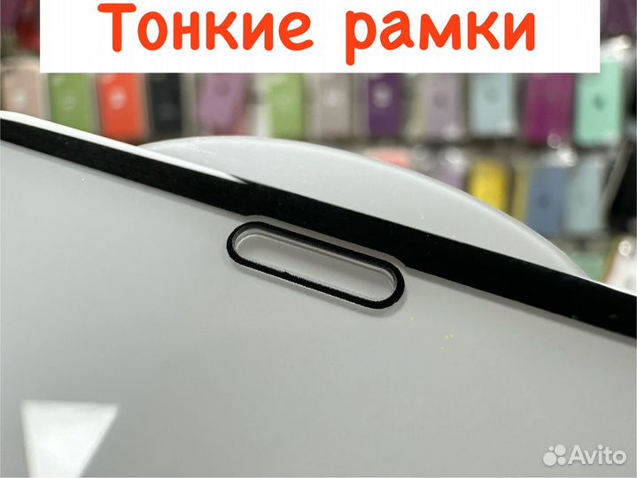 Защитное стекло iPhone 11/XR + установка