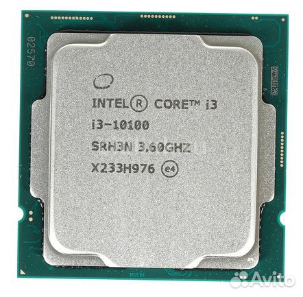 Процессор intel core i3 10100