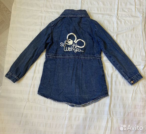 Джинсовый пиджак для девочки