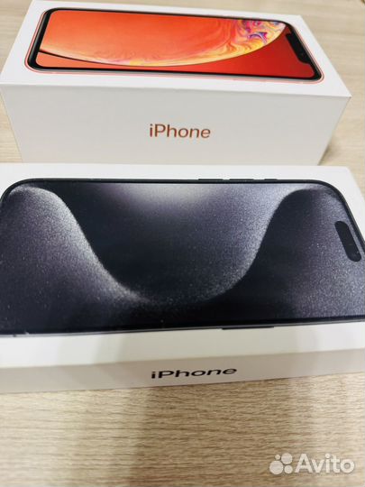 Коробка оригинальная от iPhone 15 pro, XR,watch