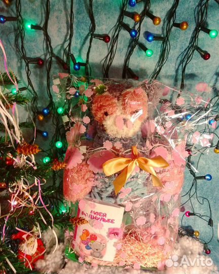 Вязаный мишка