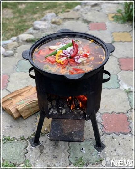 Казан чугунный оригинальный новый