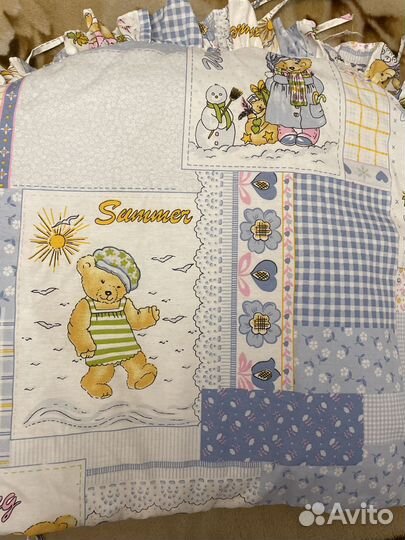 Бортики в детскую кроватку