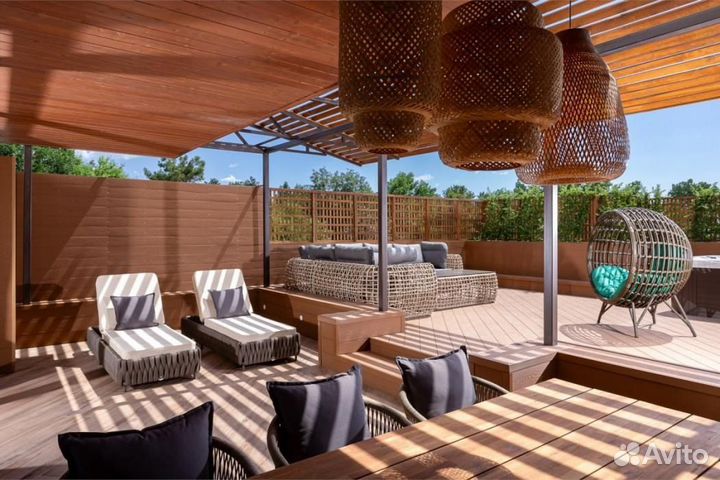 Террасная доска мультиколор грозовое небо из дпк