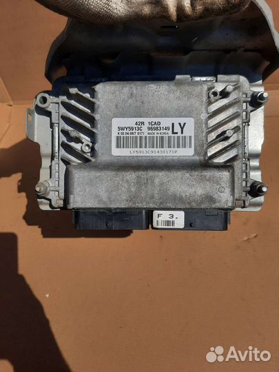 Эбу Chevrolet Aveo т250 1.2 B12D1