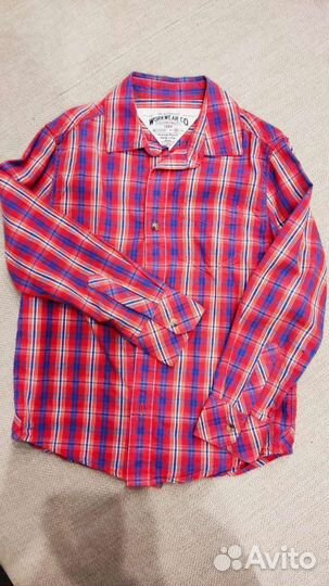 Рубашка в клетку для мальчика