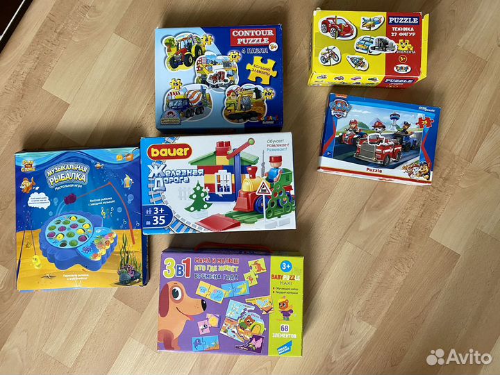 Развивающие игрушки 3+