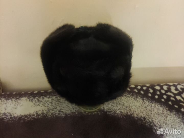 Норковая шапка мужская 60 размер