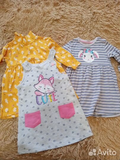 Вещи пакетом на девочку 92 98