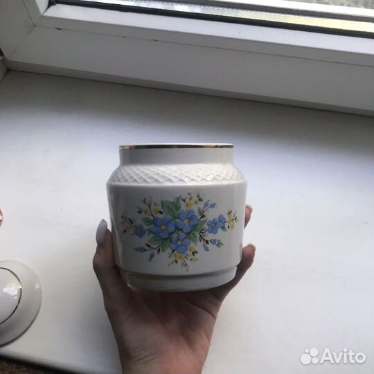 Горшок керамический (сахарница)