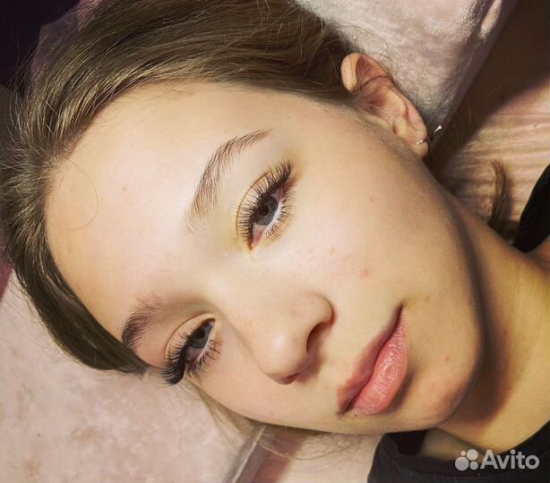 Наращивание ресниц, наращивание нижних ресниц