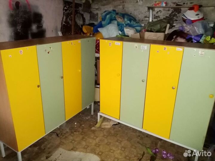 Кравати и шкафчики в детский сад