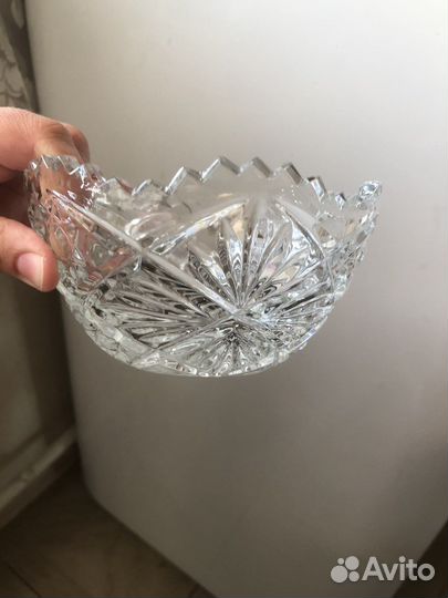 Хрустальная ваза/конфетница СССР