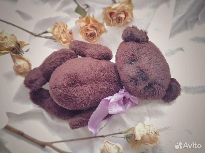 Игрушка ручной работы мишка