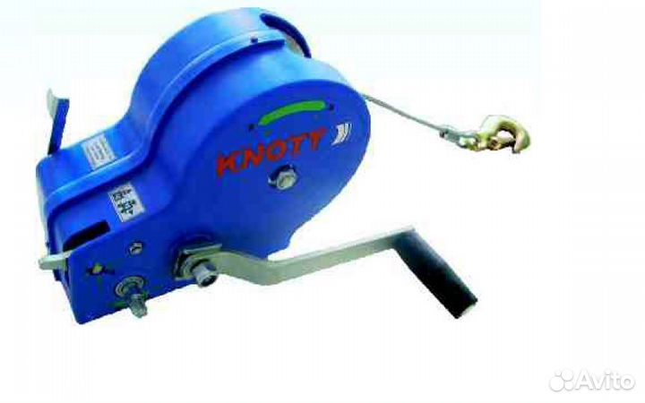 Лебедка ручная Knott-Autoflex 900 кг с тросом