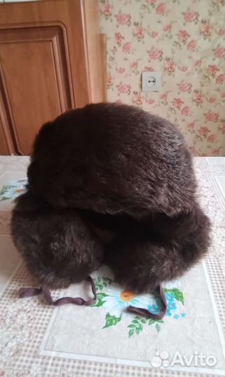 Мужская шапка-ушанка