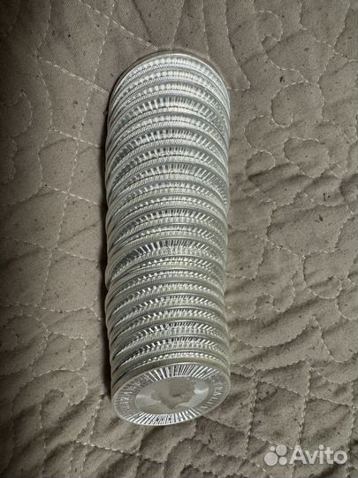 Серебряные монеты кенгуру австралия 2022г