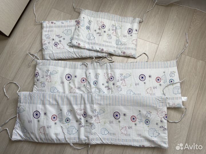 Бортики в детскую кроватку