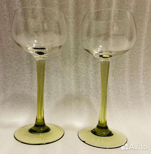Хрустальные фужеры цветные