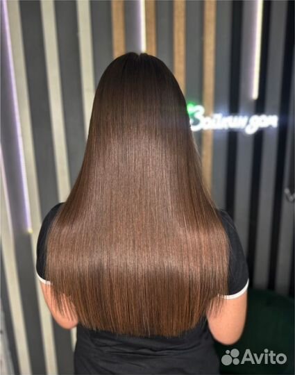 Кератиновое выпрямление