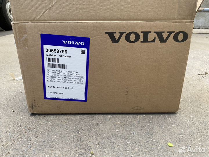 Аккумулятор Volvo XC 60